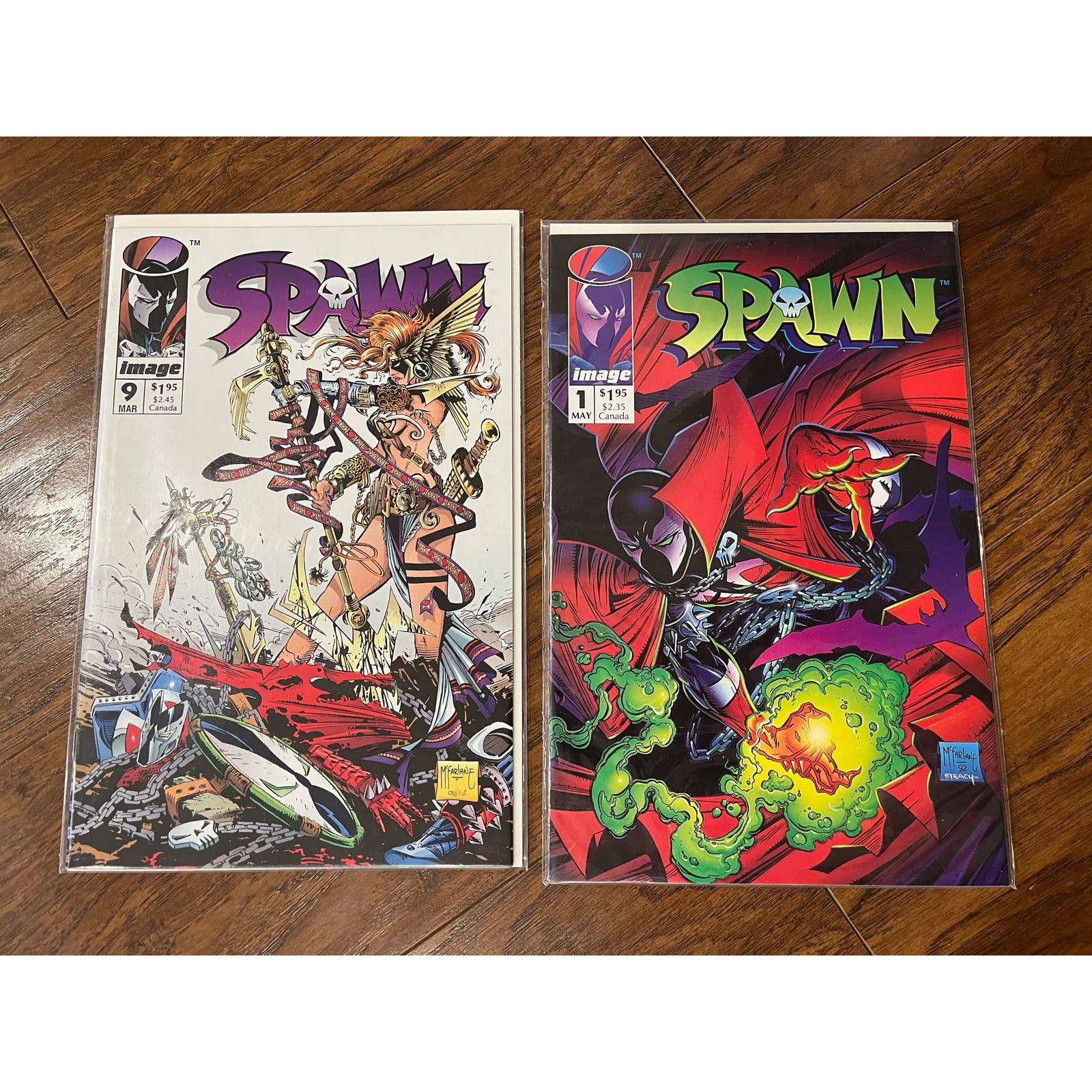 Spawn #1 And Comic Bundle
